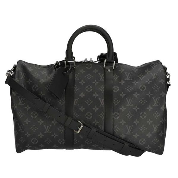 92543 1 Louis Vuitton Keepall Bandouliere 45 Monogram Eclipse Bag