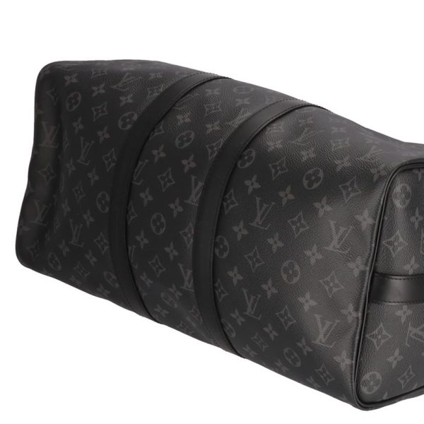 92543 3 Louis Vuitton Keepall Bandouliere 45 Monogram Eclipse Bag