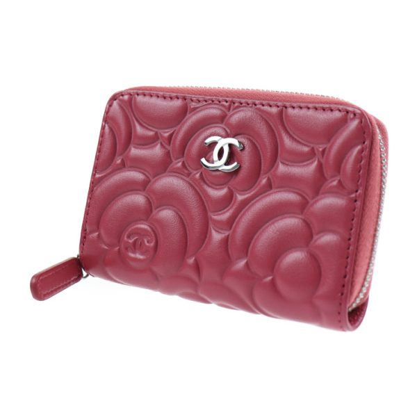 926113002309 2 Chanel Camellia Zip Wallet Coin Purse Pink