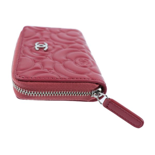 926113002309 5 Chanel Camellia Zip Wallet Coin Purse Pink