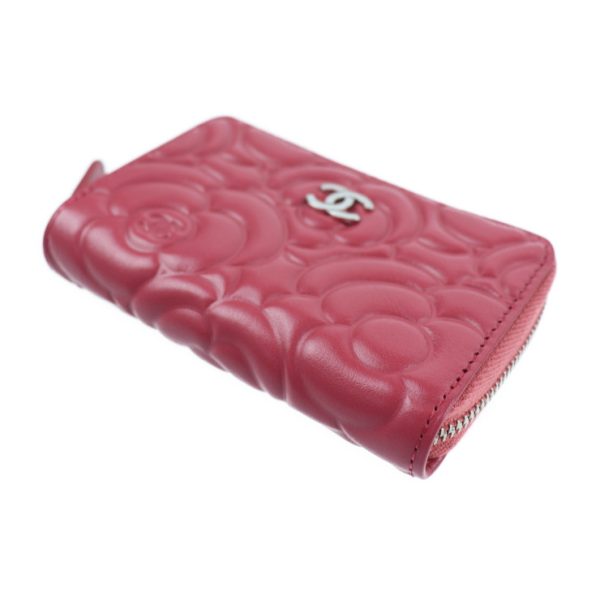 926113002309 6 Chanel Camellia Zip Wallet Coin Purse Pink