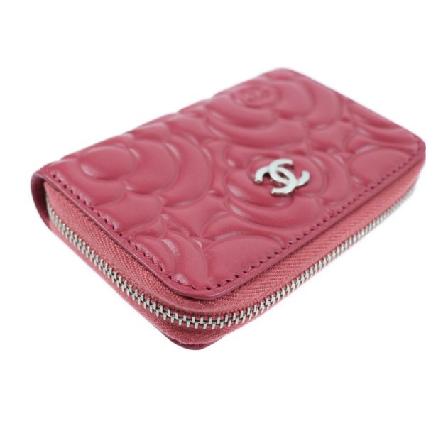 926113002309 7 Chanel Camellia Zip Wallet Coin Purse Pink