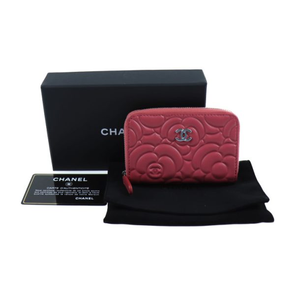 926113002309 8 Chanel Camellia Zip Wallet Coin Purse Pink