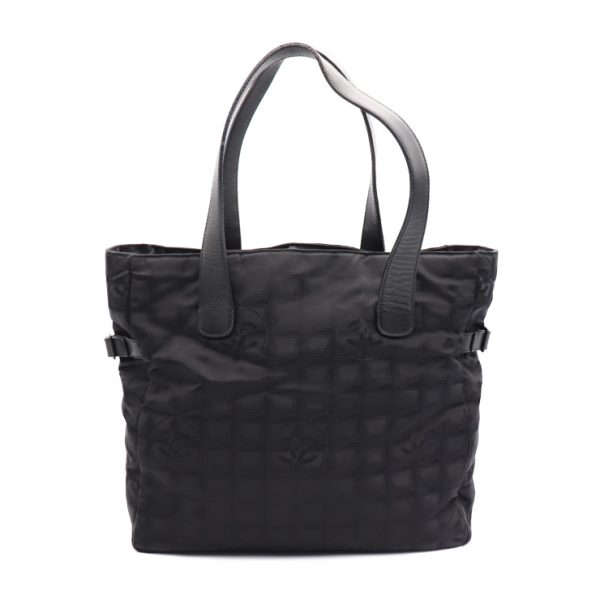 927023007277 3 Chanel Travel Line GM Tote Bag Nylon Leather Black