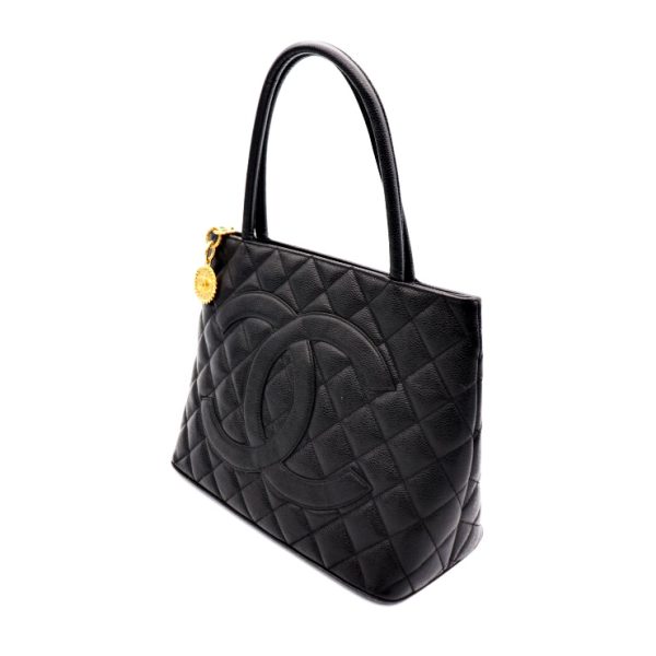 927023007295 2 Chanel Tote Tote Bag Matte Caviar Black Coco Mark