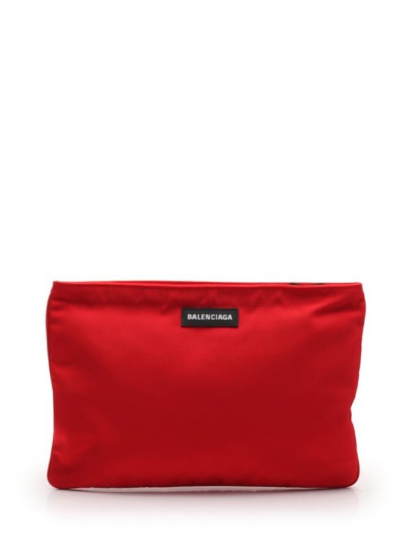 927083002178 1 Balenciaga Explorer Nylon Clutch Bag Red