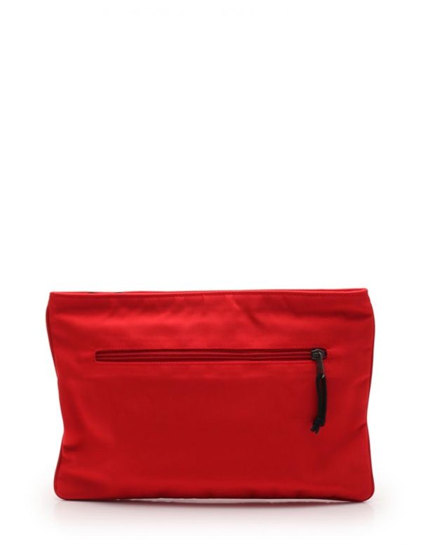 927083002178 3 Balenciaga Explorer Nylon Clutch Bag Red