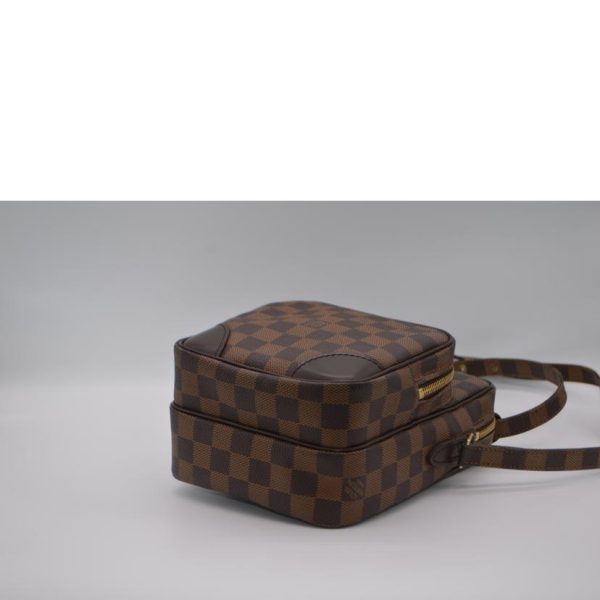 92755 3 Louis Vuitton Amazon Damier Crossbody Bag Brown