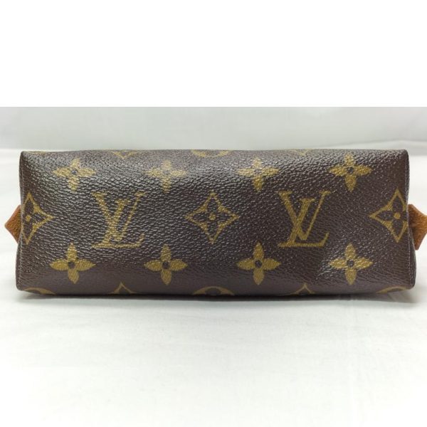 92931 6 Louis Vuitton Pochette Cosmetic Bag Monogram Brown