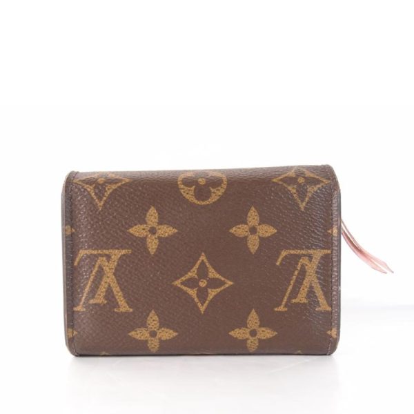 92944 2 Louis Vuitton Rosali Wallet Monogram Rose Valerine