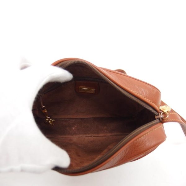 92968 5 Gucci Old Gucci Leather Shoulder Bag Brown