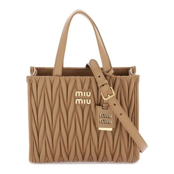 92a4b87a793c8be ik 1 Miu Miu Brown Marrone Leather Tote Bag