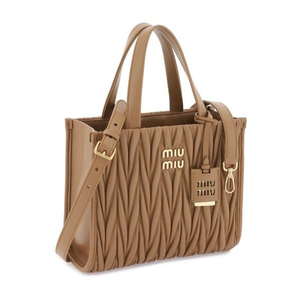 92a4b87a793c8be ik 3 Miu Miu Brown Marrone Leather Tote Bag