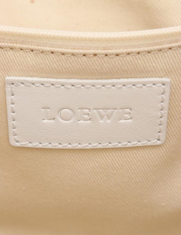 930073002003 8 Loewe Leather Shopper Tote White