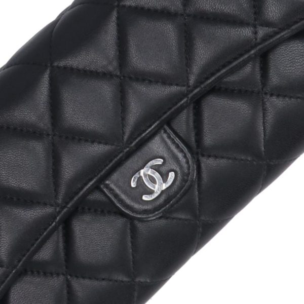 93162 4 Chanel Long Flap Wallet Matelassé