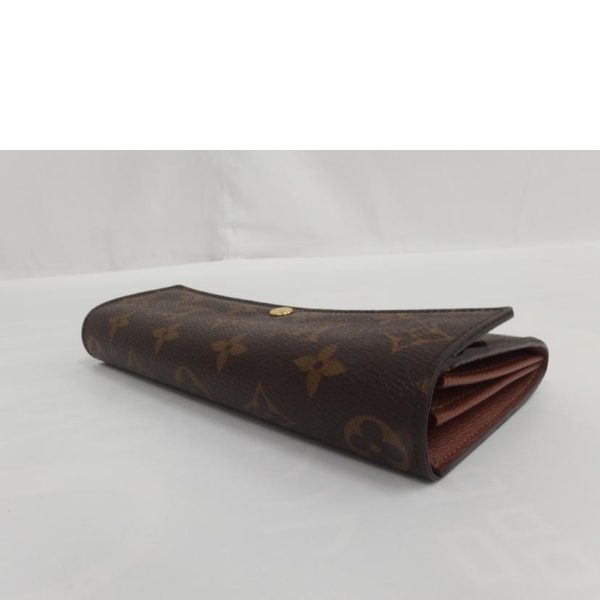 93194 3 Louis Vuitton Portefeuil Sarah Monogram Wallet Brown