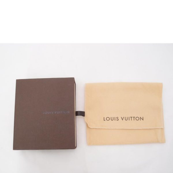 93236 7 Louis Vuitton Pochette Cle Monogram Card Case Brown