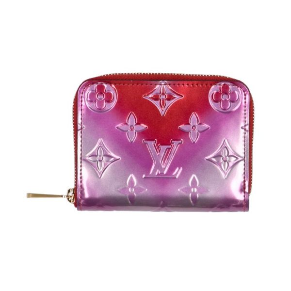 93240 1 Louis Vuitton Zippy Coin Purse Vernis Wallet Pink