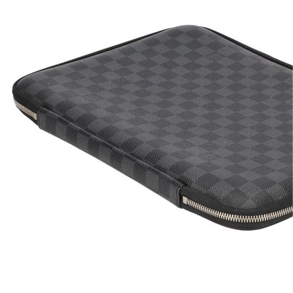 93279 3 Louis Vuitton Computer Sleeve PM Damier Graphite Bag Brown