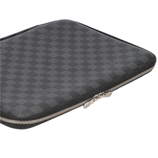 93279 4 Louis Vuitton Computer Sleeve PM Damier Graphite Bag Brown