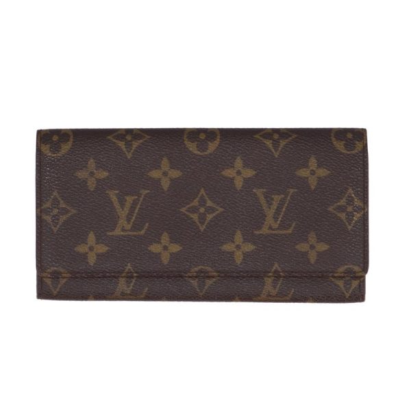 93381 1 Louis Vuitton Porto Yen 3 Cult Credit Wallet Monogram Brown