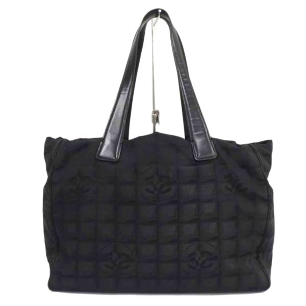 93385 1 Chanel New Travel Line Tote Bag Black