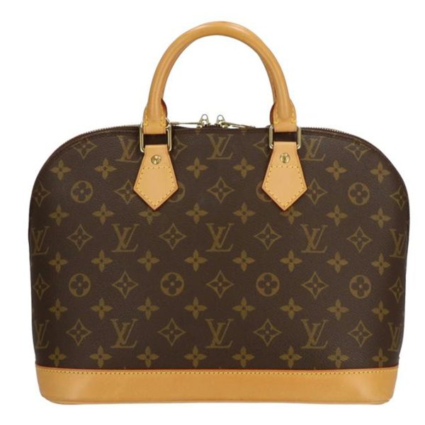 93459 1 Louis Vuitton Alma Monogram Handbag Brown