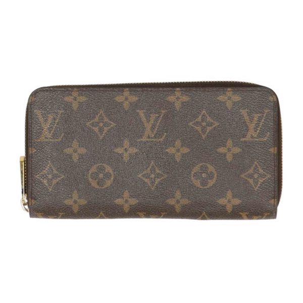 93599 1 Louis Vuitton Zippy Monogram Wallet Brown