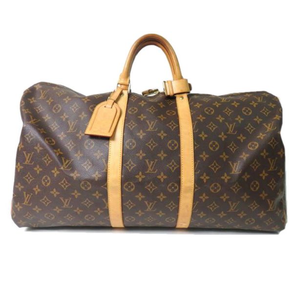 93687 1 Louis Vuitton Keepall 55 Boston Bag Monogram