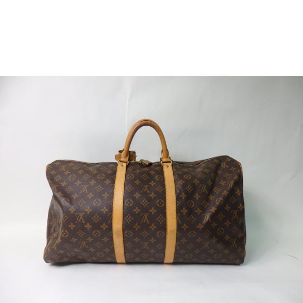 93687 2 Louis Vuitton Keepall 55 Boston Bag Monogram