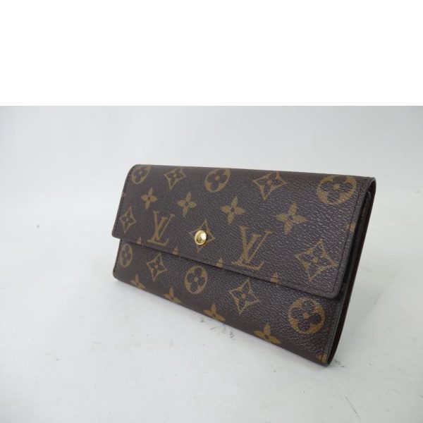 93721 3 Louis Vuitton Portefeuil International Monogram Wallet Brown