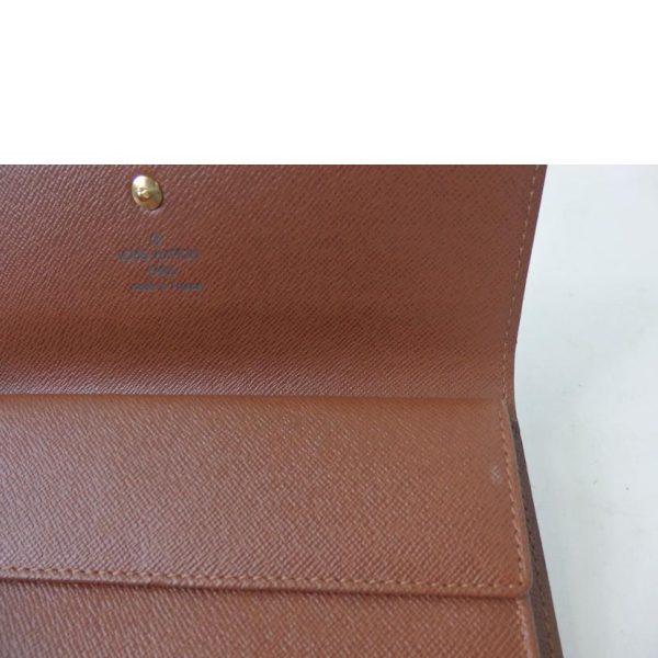 93721 6 Louis Vuitton Portefeuil International Monogram Wallet Brown