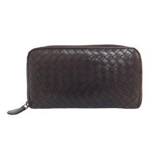 93804 1 Bottega Veneta Black Charcoal Gradiated Crocodile Bifold Wallet