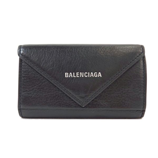 93824 1 Balenciaga Key Case Black