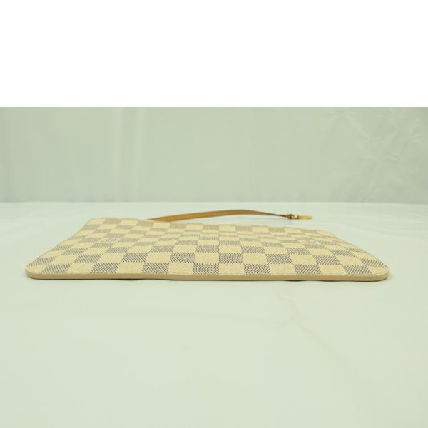 93852 3 Louis Vuitton Neverfull Attached Pouch Damier Azur