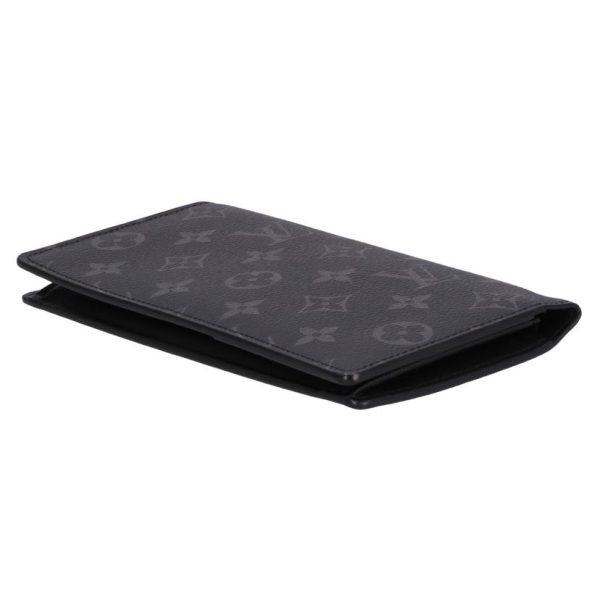 93855 3 Louis Vuitton Braza Monogram Wallet Black