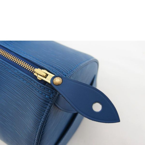 93933 5 Louis Vuitton Speedy 30 Bag Epi Toledo Blue