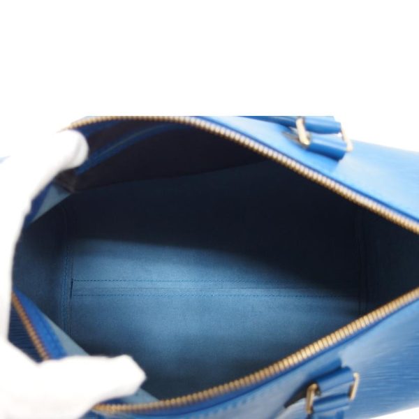 93933 6 Louis Vuitton Speedy 30 Bag Epi Toledo Blue