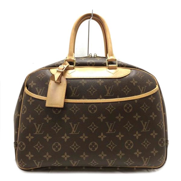 93962 1 LOUIS VUITTON Trouville Handbag Monogram Brown