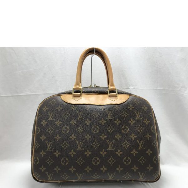 93962 2 LOUIS VUITTON Trouville Handbag Monogram Brown