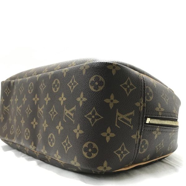 93962 3 LOUIS VUITTON Trouville Handbag Monogram Brown