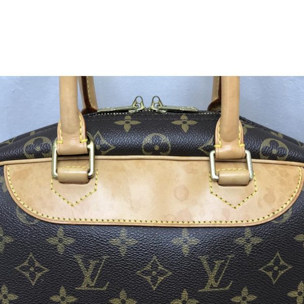 93962 6 LOUIS VUITTON Trouville Handbag Monogram Brown