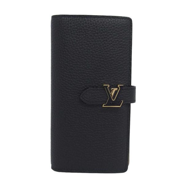 94016 1 Louis Vuitton Bifold Taurillon Wallet Black