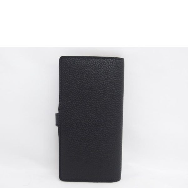 94016 2 Louis Vuitton Bifold Taurillon Wallet Black