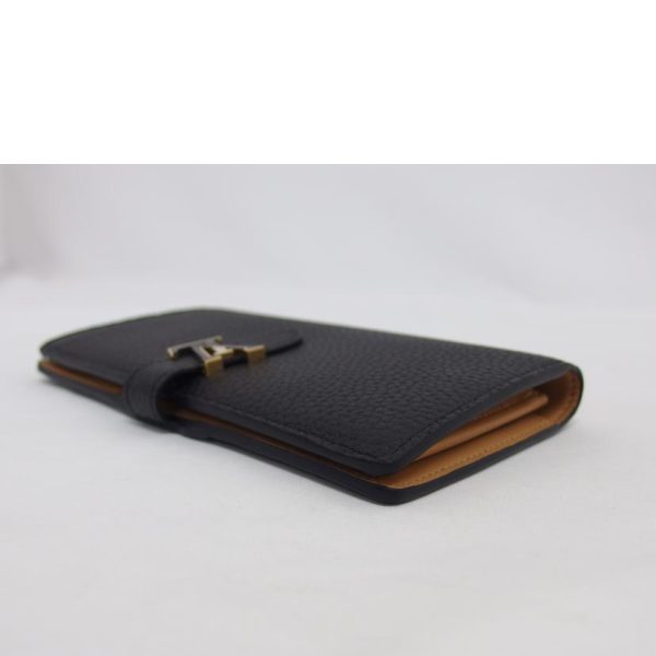 94016 3 Louis Vuitton Bifold Taurillon Wallet Black