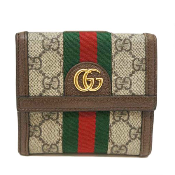 94057 1 Gucci Ophidia GG French Flap Wallet