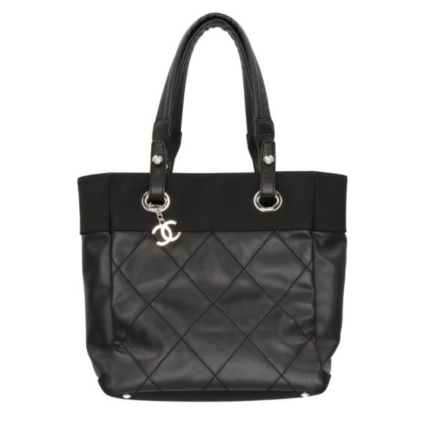 94071 1 Chanel Cocomark Paris Biarritz Tote Bag Black