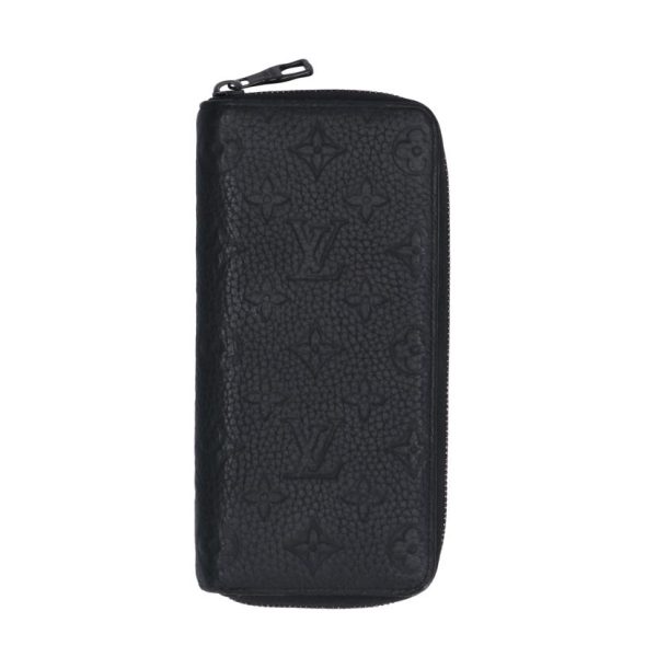 94121 1 Louis Vuitton Zippy Taurillon Wallet Black