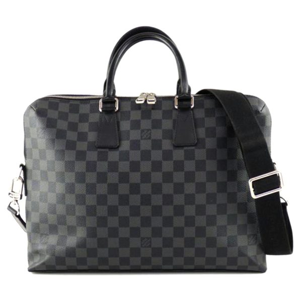 94176 1 Louis Vuitton Porte Document Jules Bag Damier Graphite