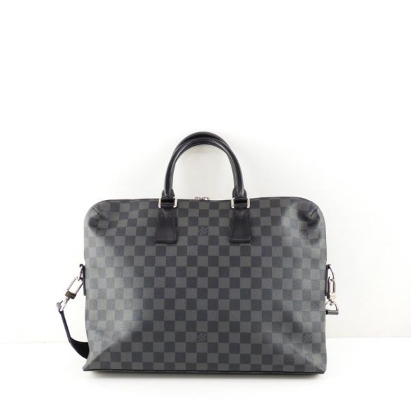 94176 2 Louis Vuitton Porte Document Jules Bag Damier Graphite